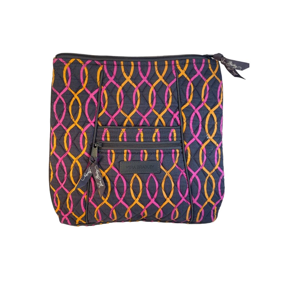 Vera Bradley Jazzy Swirls Hipster Crossbody Shoulder Bag Preowned